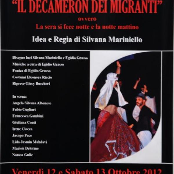Il decameron dei migranti, di Silvana Mariniello, Roma 12-13 ott. 2012 Photo di Domenico Masotti