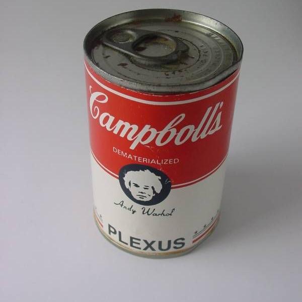 Original Plexus Campboll's Soup Can Limited Edition by Sandro Dernini, 1988