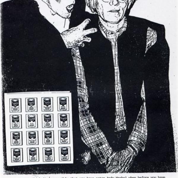1987 Do you think that is possible to eat Andy Wharol by eating a campbell's soup can? New York