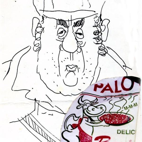 1986 Plexus Serpent Eating Art -A Selfrefracted portrait by Sandro Dernini, New York