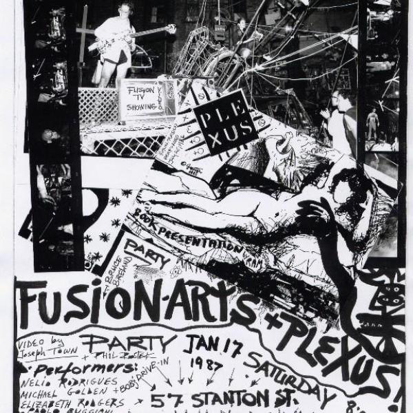 1987 Plexus happening at Fusion Arts, New York