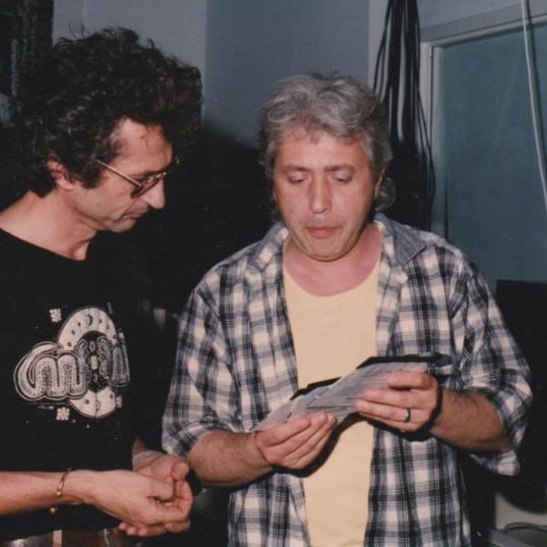 52 sandro and george with disks