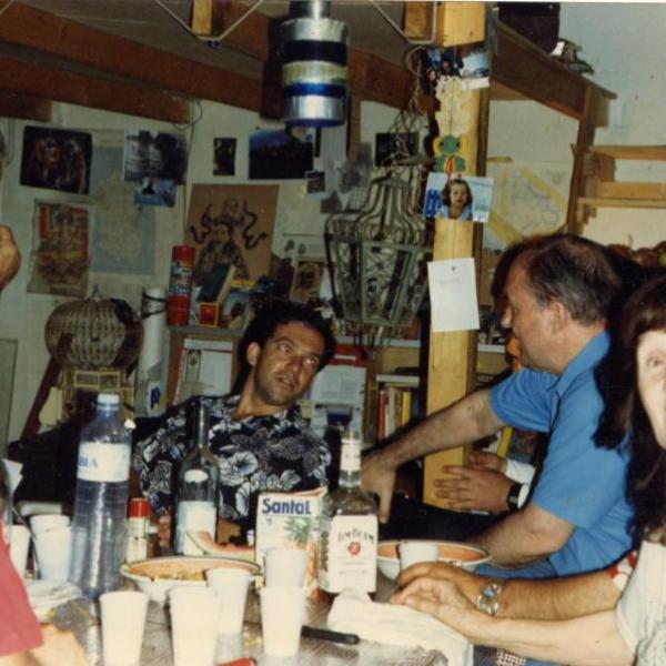 56 1990 rome ganesh dinner group mauro