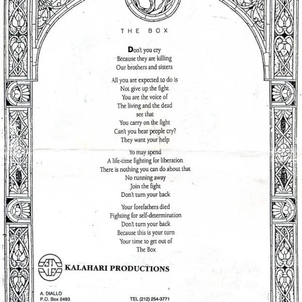 68 1993 nyu rosemberg box poem