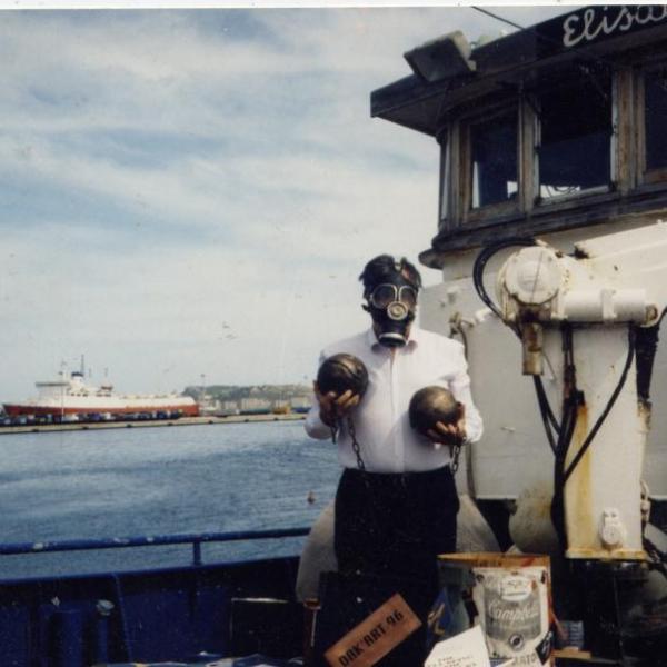 77 1995 cagliari palle franco maschera antigas