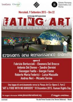 mostra eating art 9 settembre rome